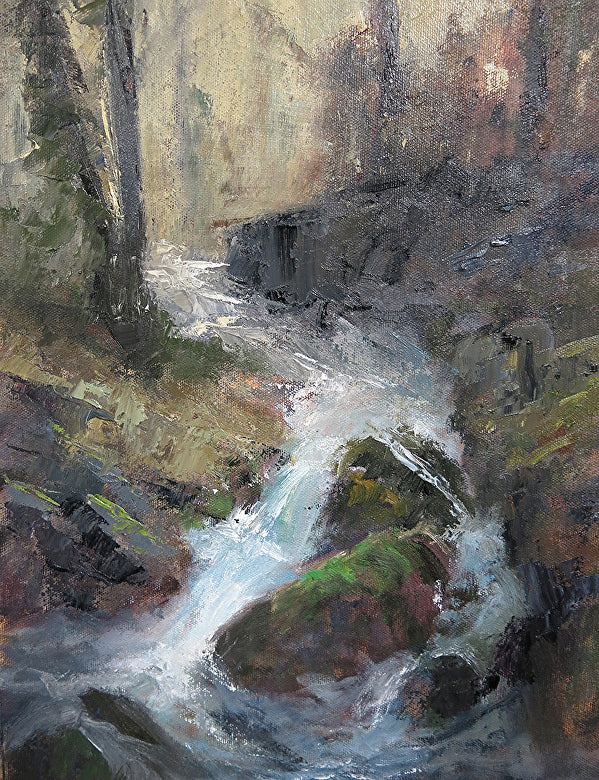 Spring Melt Waterfall